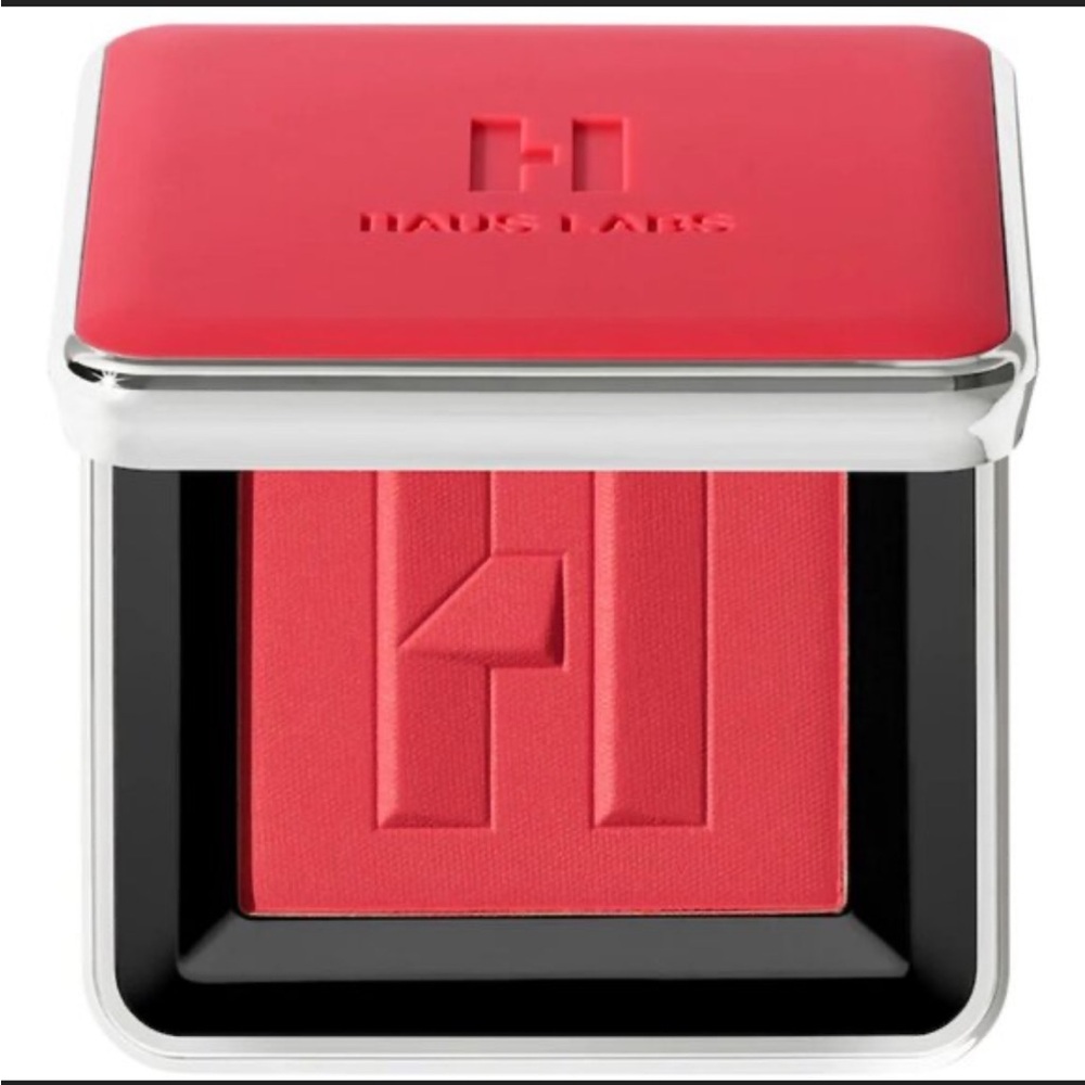 Haus Labs By Lady Gaga Watermelon Bliss Blush in Silver Compact Case